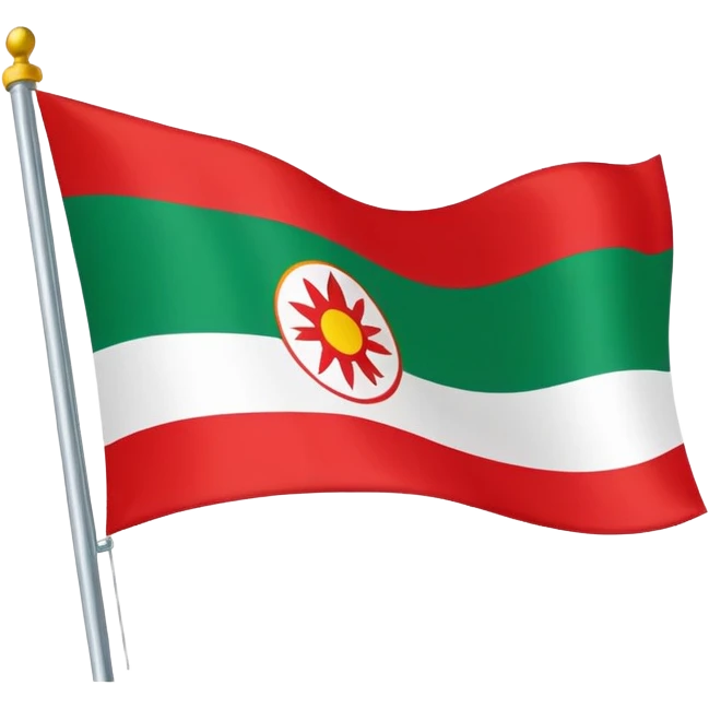 Khabarovsk Krai flag simple design emoji