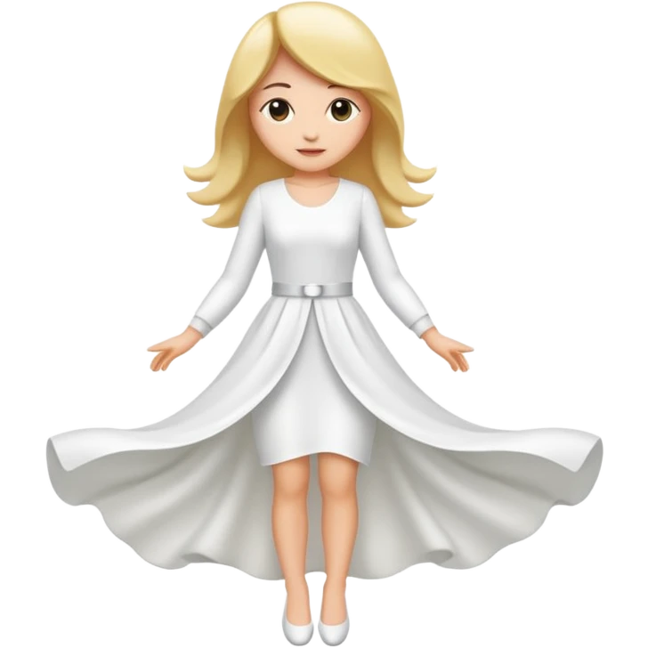 White outfit emoji