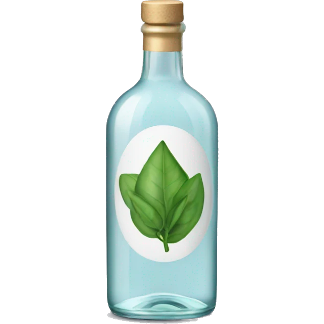a bottle of gin emoji