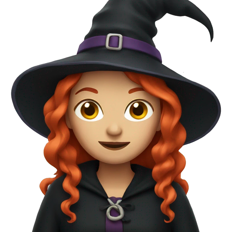 witch with red hair emoji