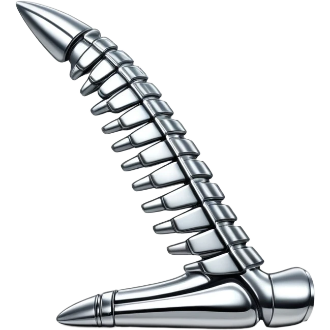 sorayama giger spine chrome glowing emoji