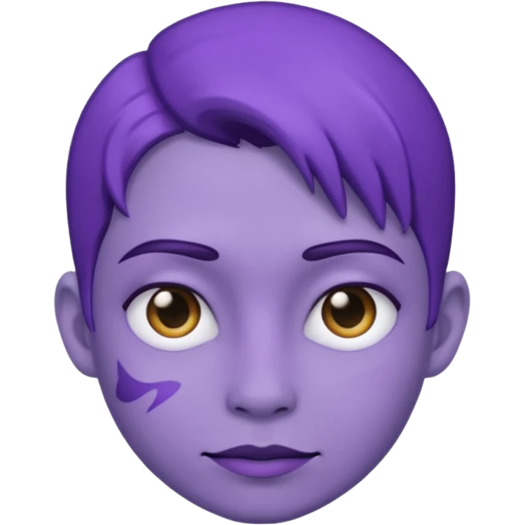 sirena roxa emoji