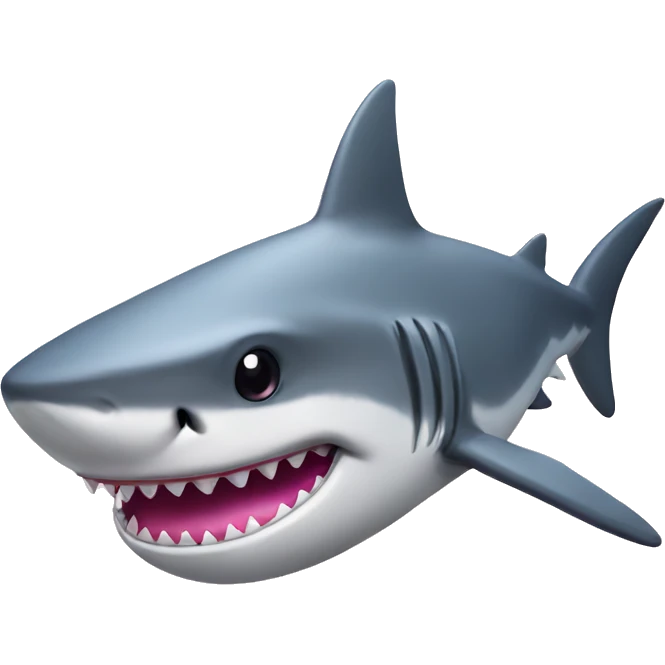 shark with pink nose emoji