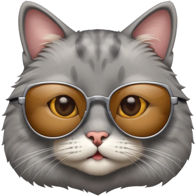Cat wearing sunglasses emoji