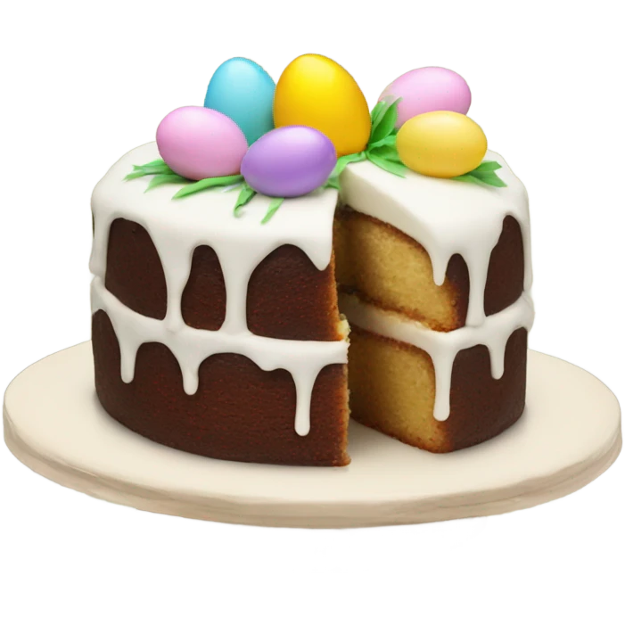Easter cake emoji