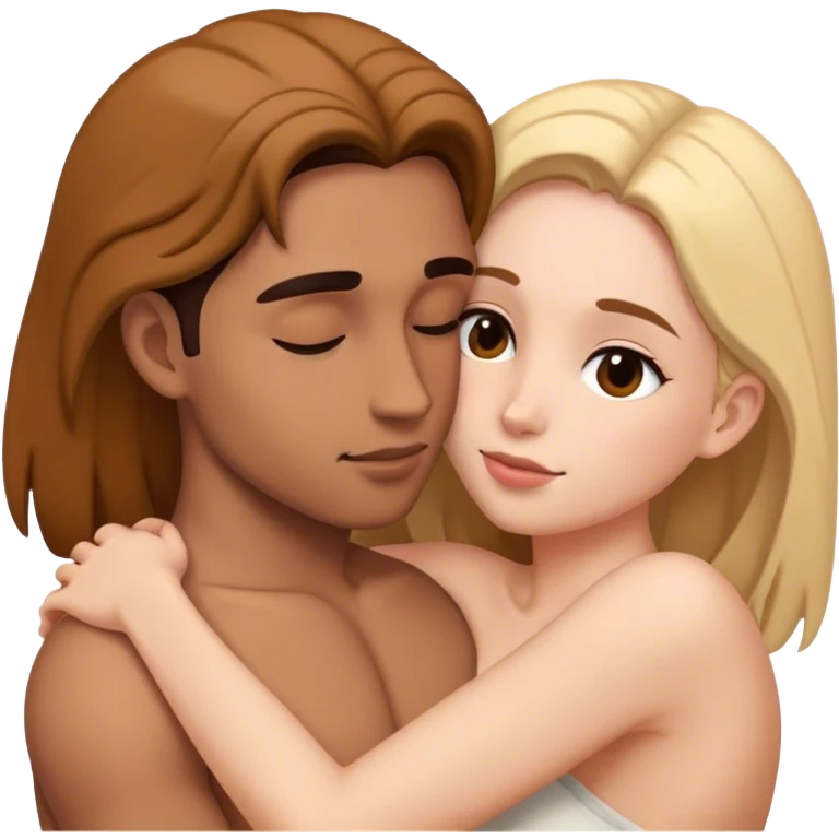 intimate moment between two people emoji