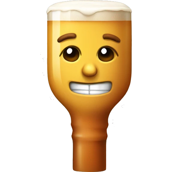 Cane che beve birra emoji
