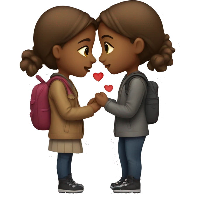 2 girls kissing emoji