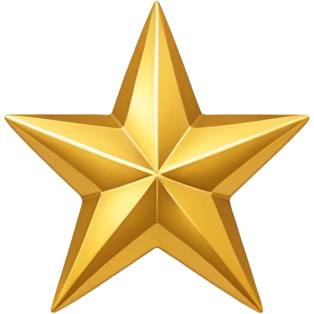 
4-pointed star 3d emoji