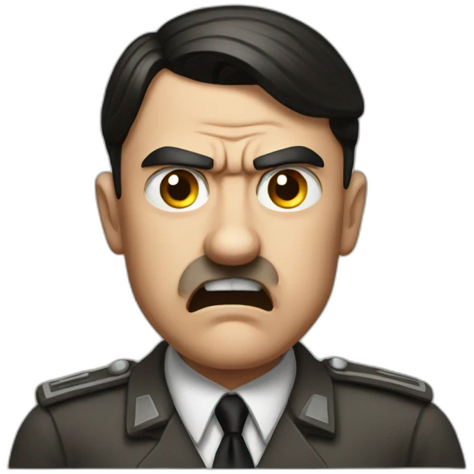 Hitler-angry emoji