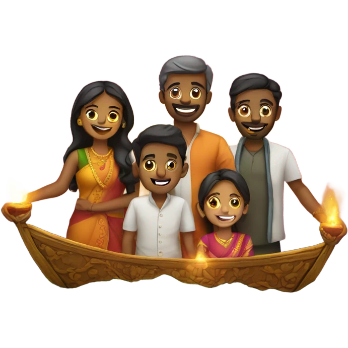 diwali at sea emoji