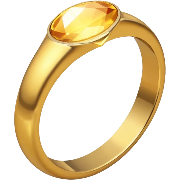 A GOLD RING BROKEN emoji