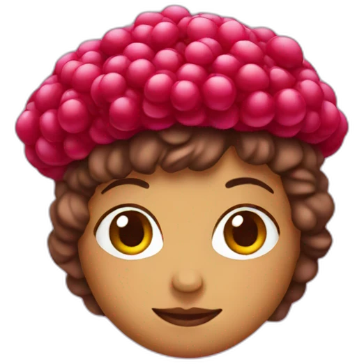 raspberry beret emoji