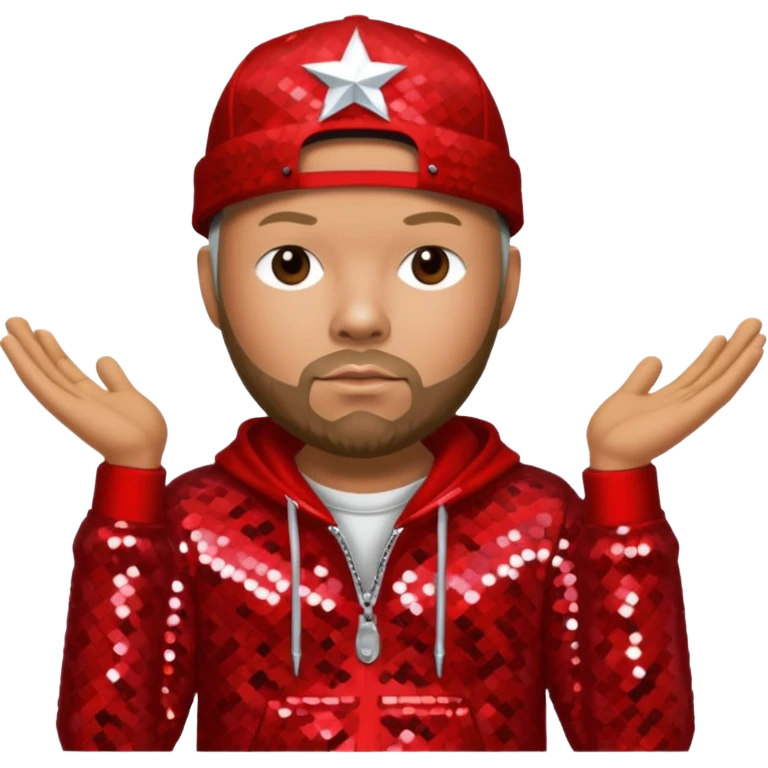 Fred Durst with red sequin outfit emoji