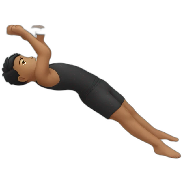 boy mixrace in front lever on drawbar emoji