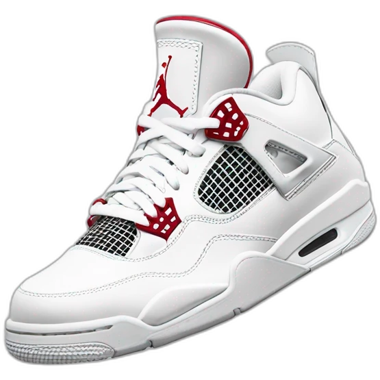 airjordan4 white emoji