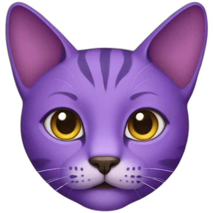 purple cat emoji