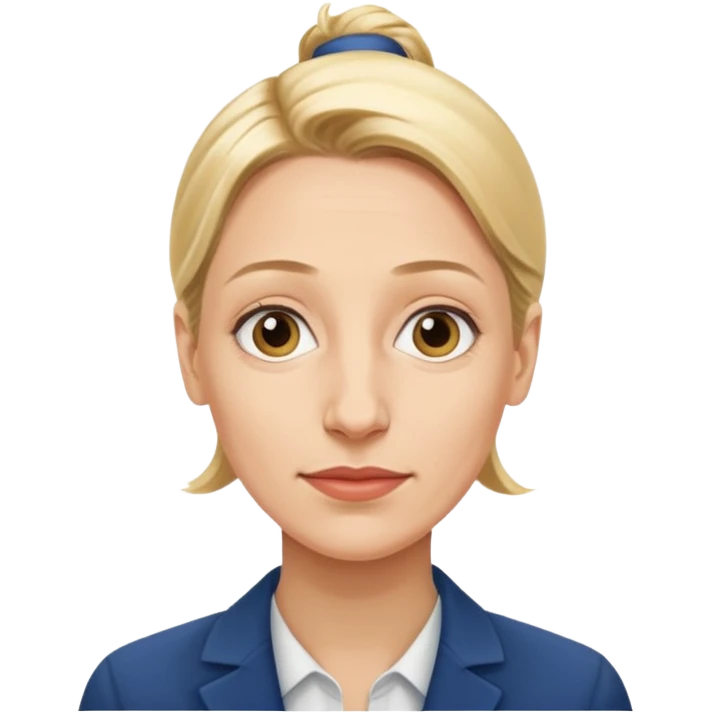 German politician Alice Weidel in a super realistic style emoji