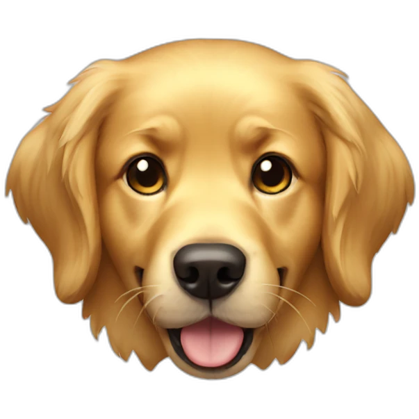 golden Retriever dog emoji