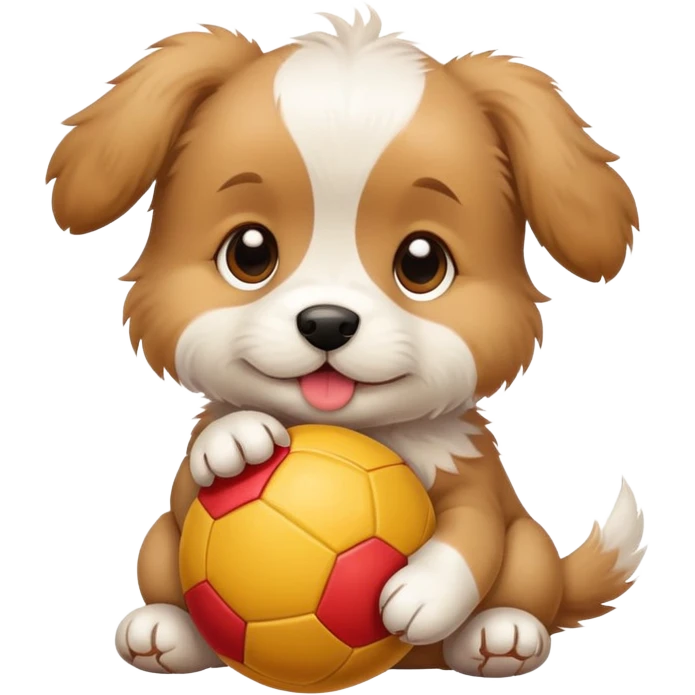 puppy playing emoji