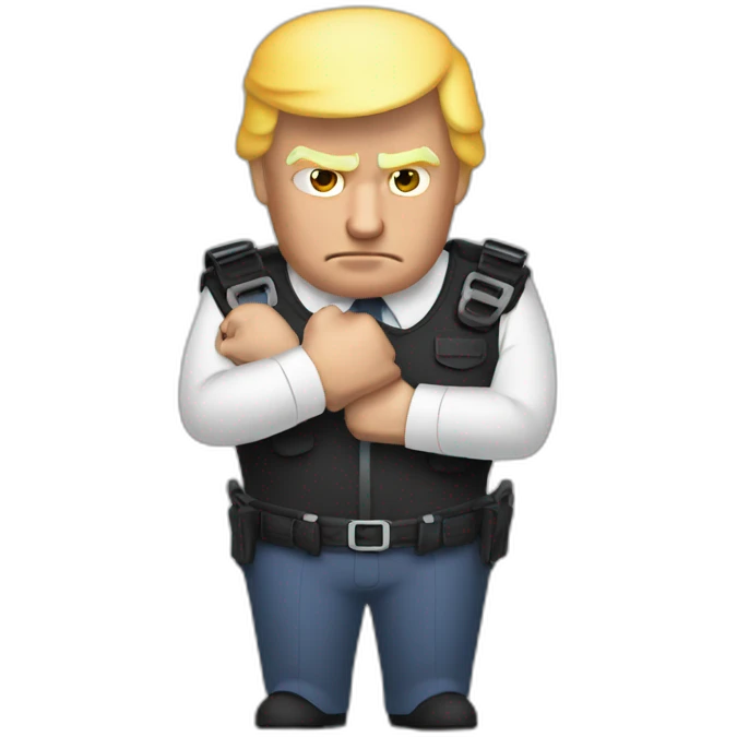 trump-in-handcuffs emoji