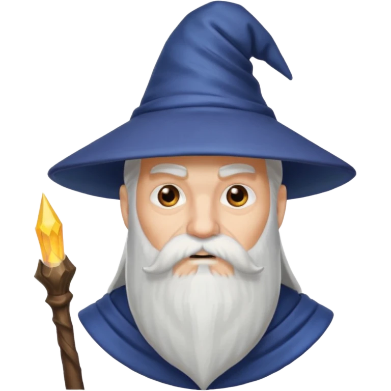 Mad wizard emoji