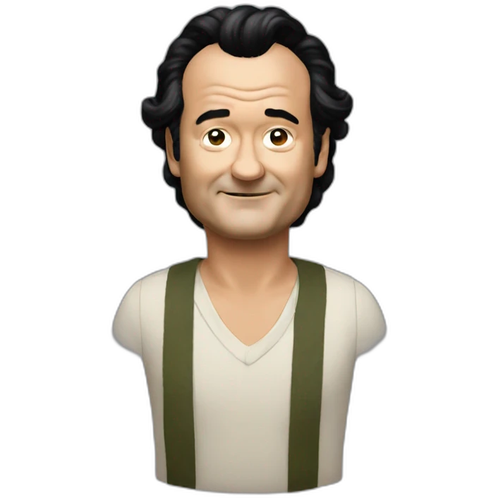 Bill murray black hair emoji