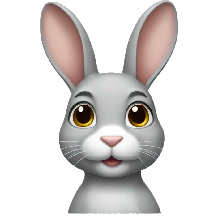 Lapin bleu emoji