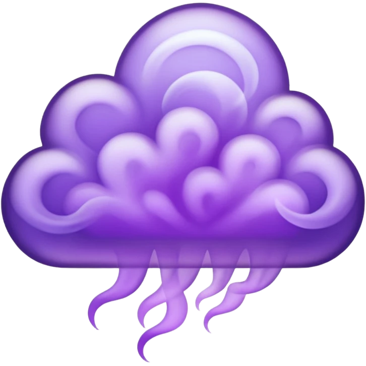 purple smokin emoji