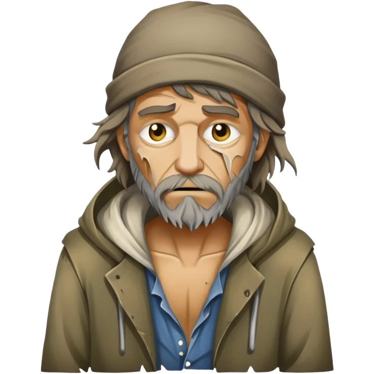 Бомж алкаш emoji