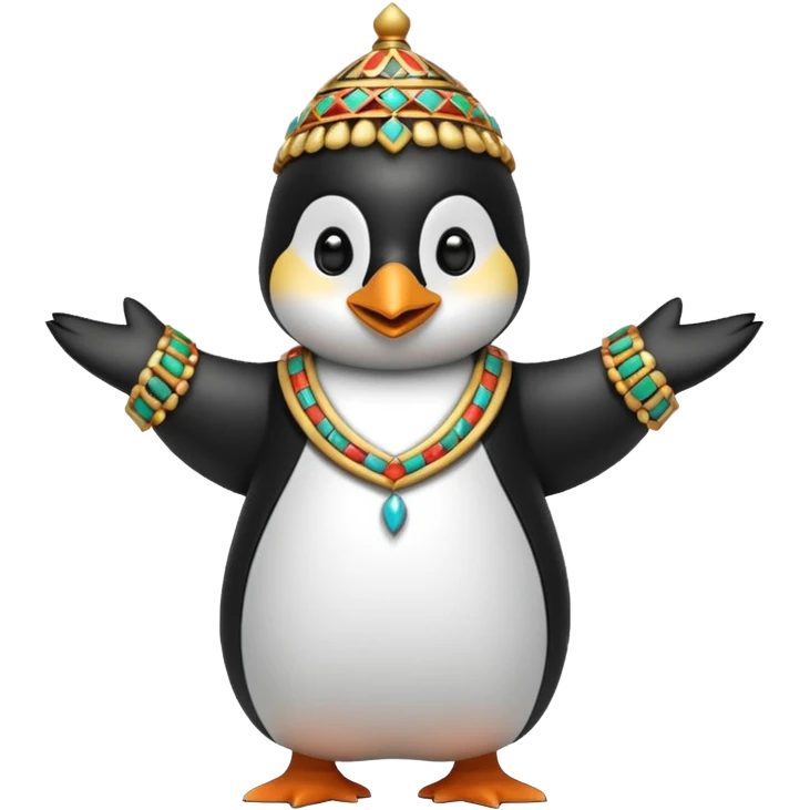 penguin doing halay dance emoji