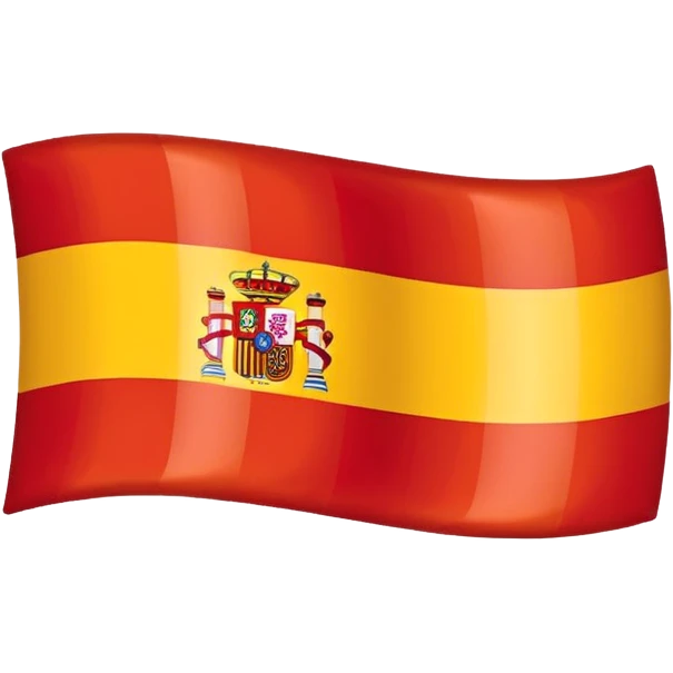 Spain flag with a slight 3D effect emoji