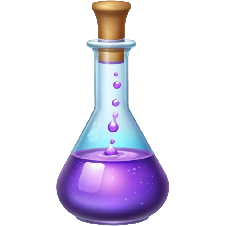 purple potion and effect emoji