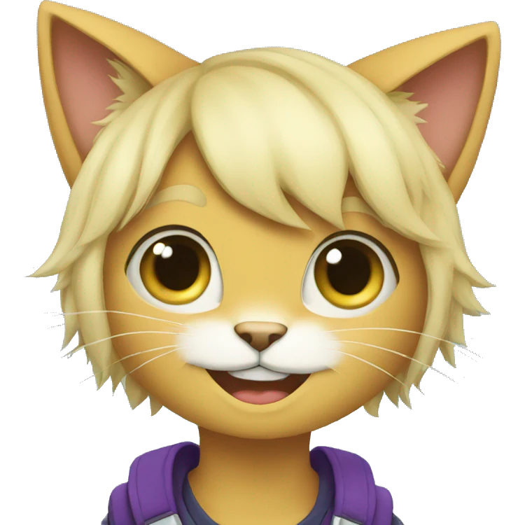 scene kid cat emoji