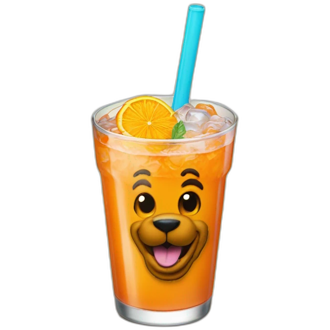 Scooby doo drink a fanta emoji