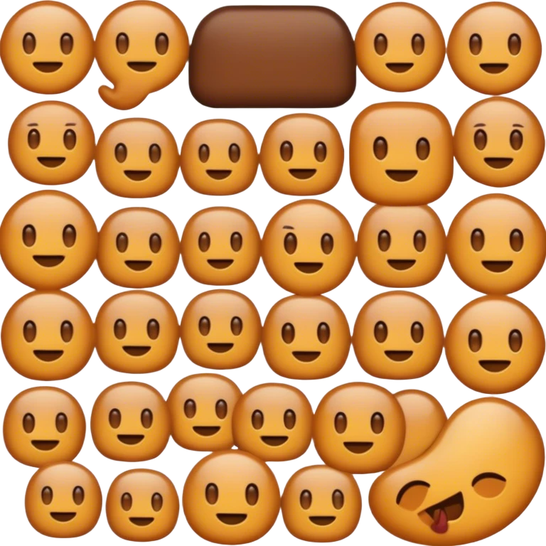 brown aesthetic emoji