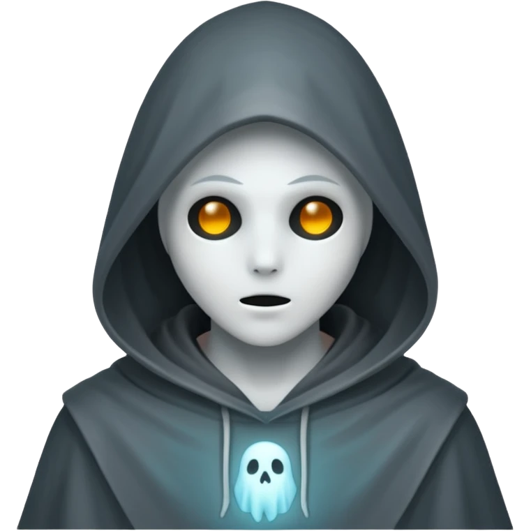 hooded ghost emoji