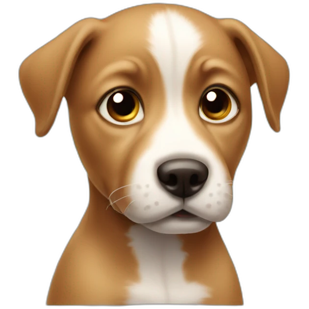 baby dog with snot in the nose emoji