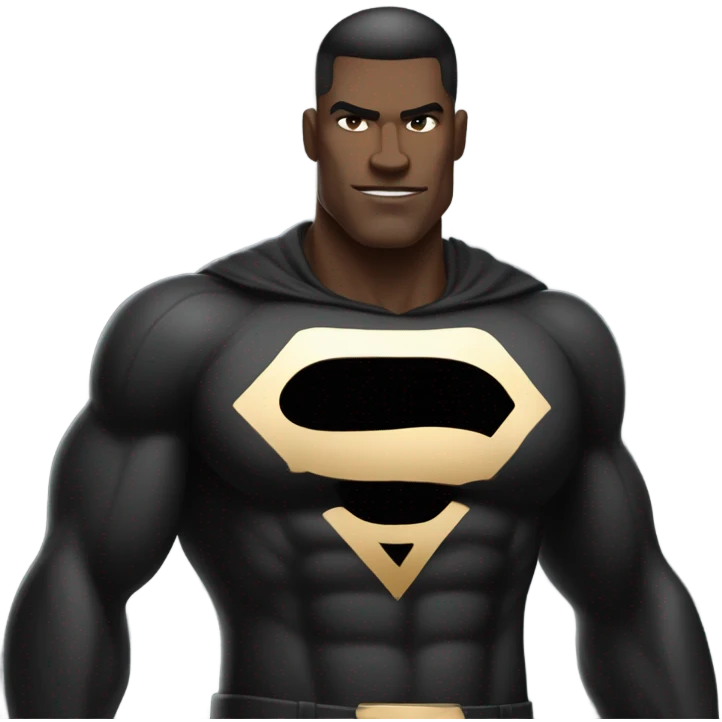 Black superman emoji