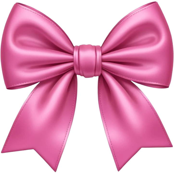Pretty pink bow emoji emoji