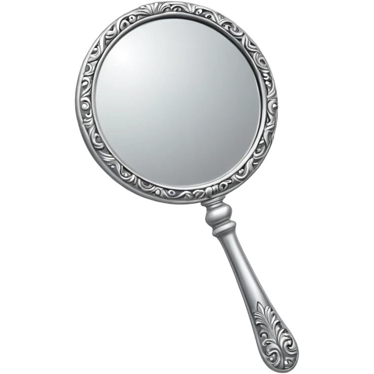 Hand mirror emoji