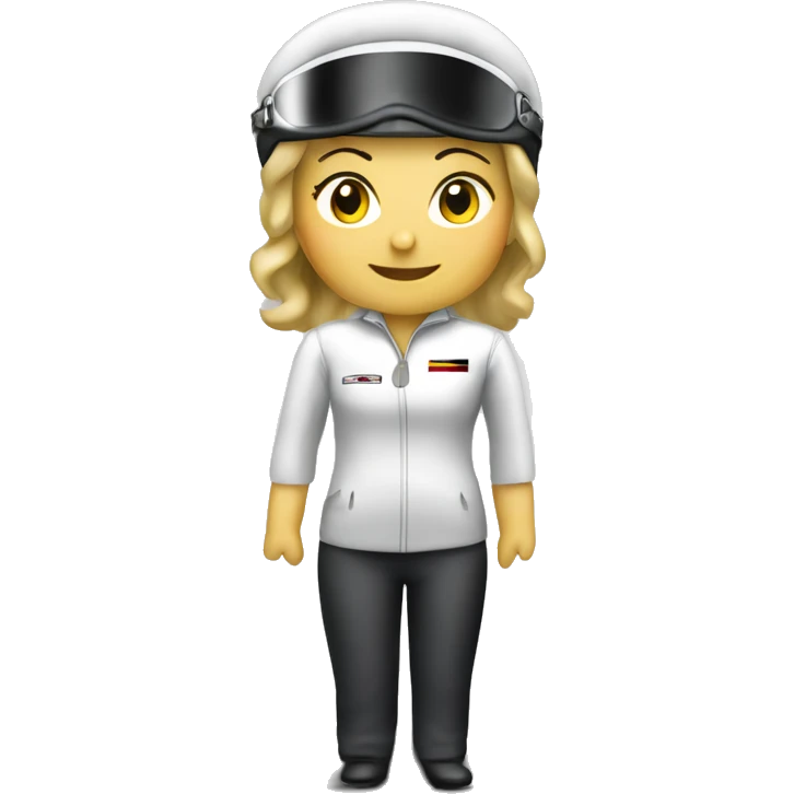 porsche 356 speedster driver woman  emoji