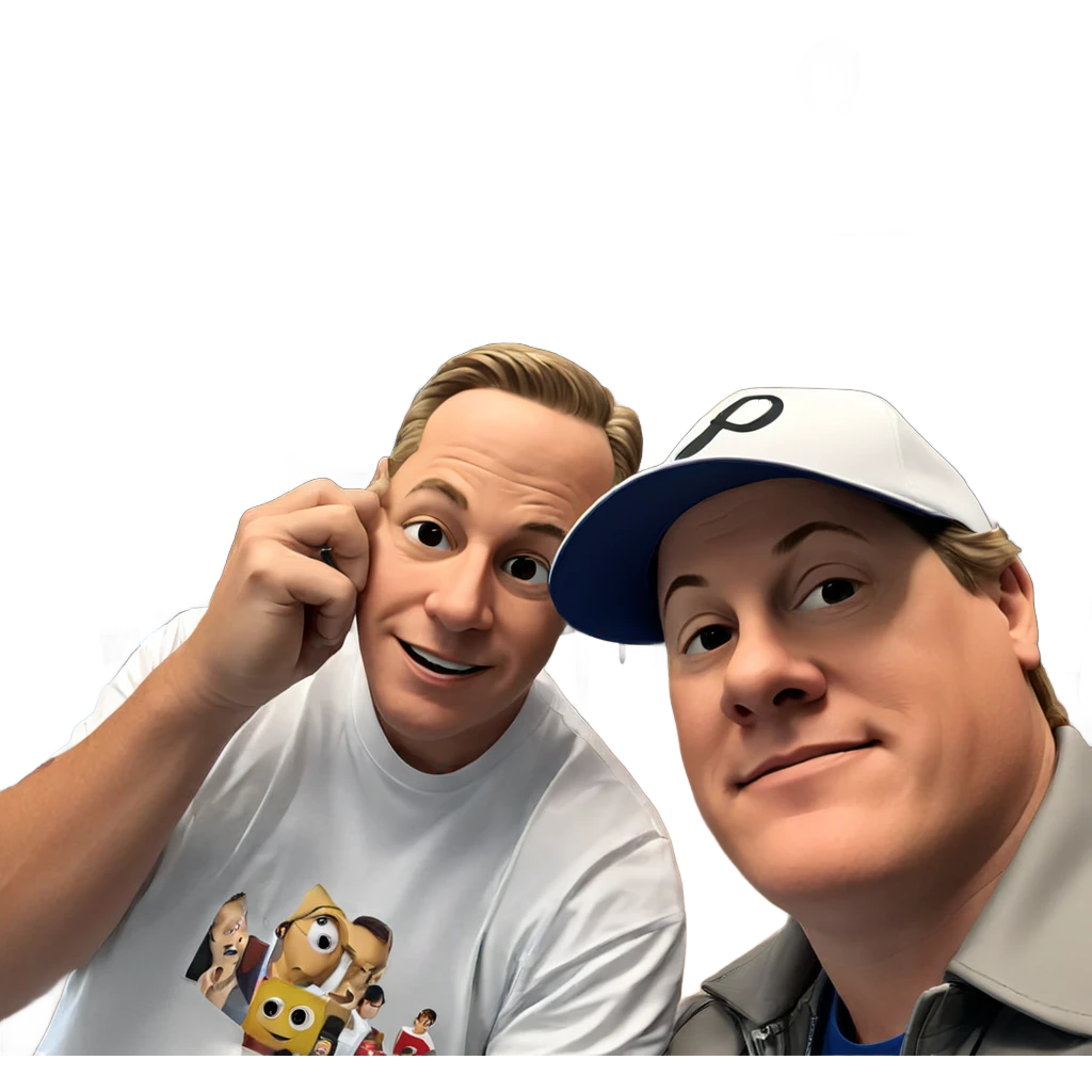 two boys in urban style emoji