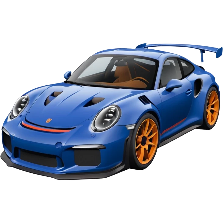 porsche 911 gt3 rs navy blue emoji