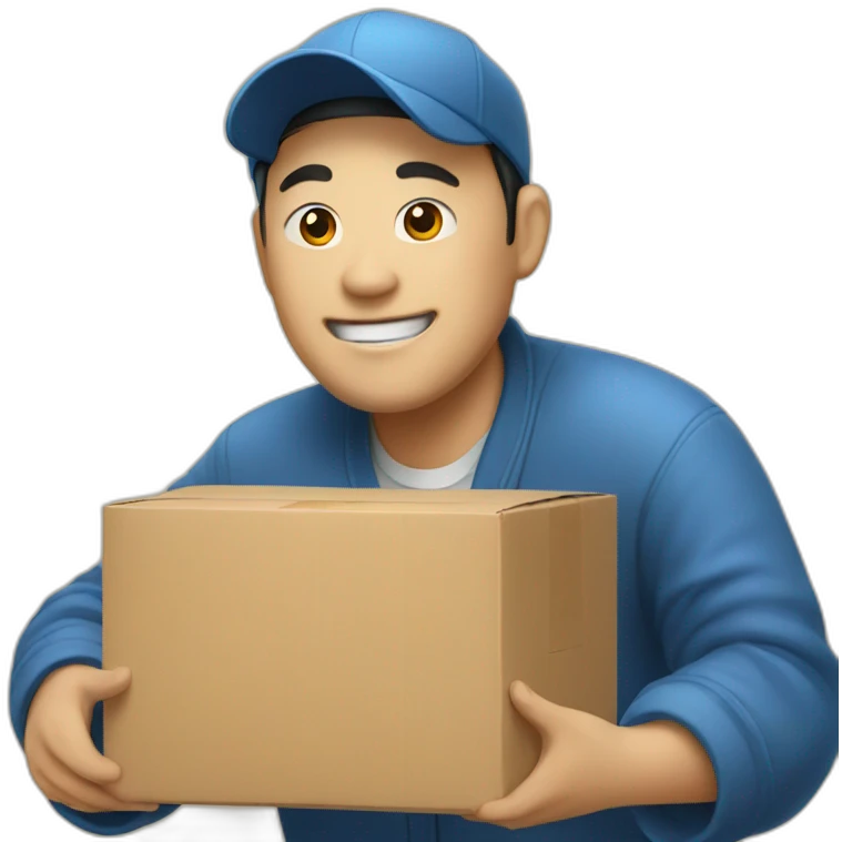 Delivery from china emoji