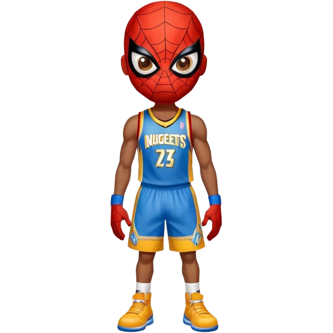 Spider-Man Denver Nuggets shorts emoji