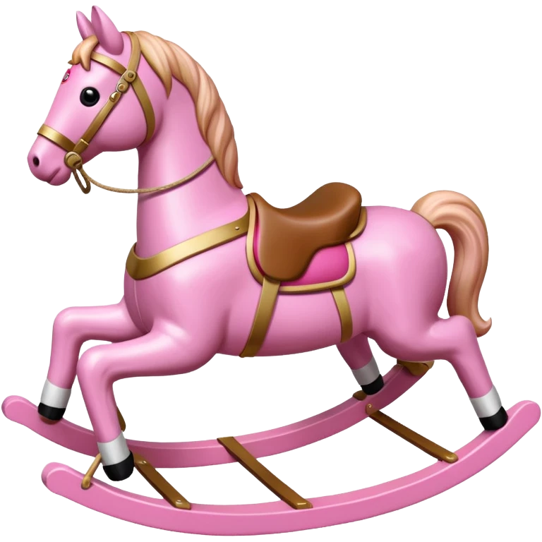 pink Rocking Horse emoji
