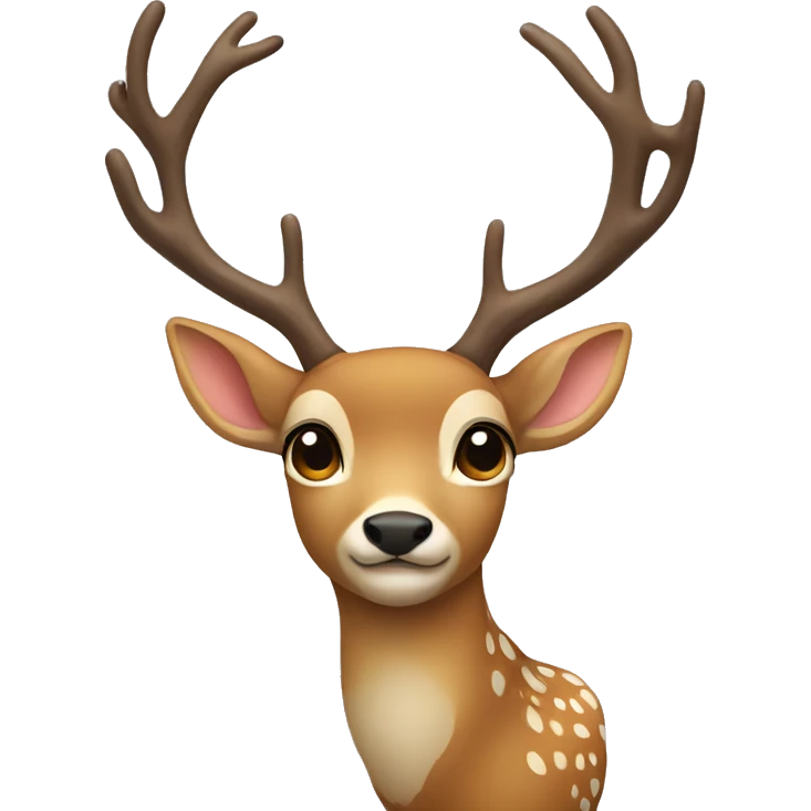 New Year’s Deer emoji