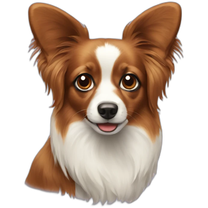 Papillon dog emoji