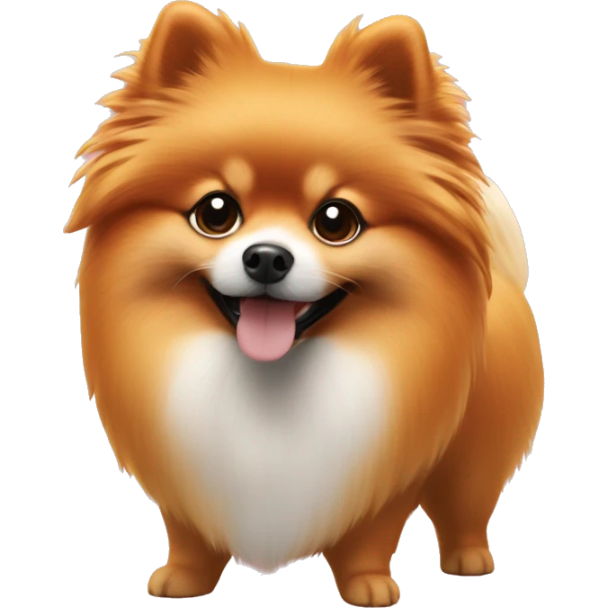 Pomeranian spitz color orange is UK🇬🇧 emoji